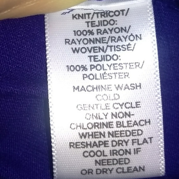 Loft,Ann Taylor Loft Royal Blue Cold Shoulder Top - Picture 4 of 4